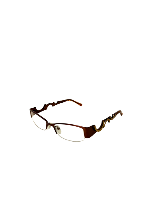 The DON 90'S Semi Frame Glasses