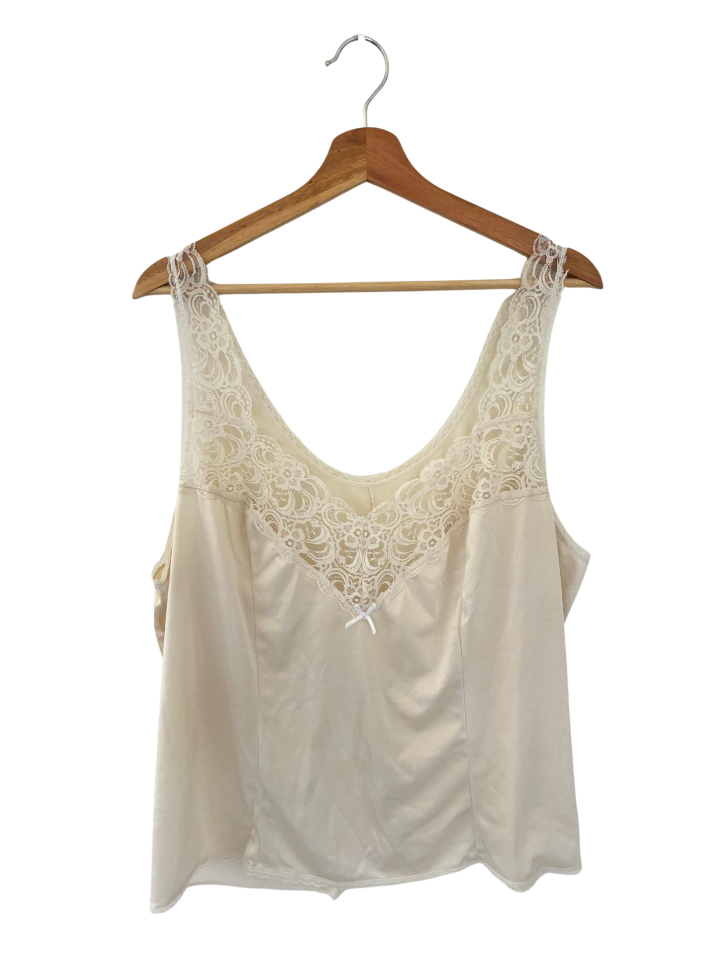 Cream Satin Cami