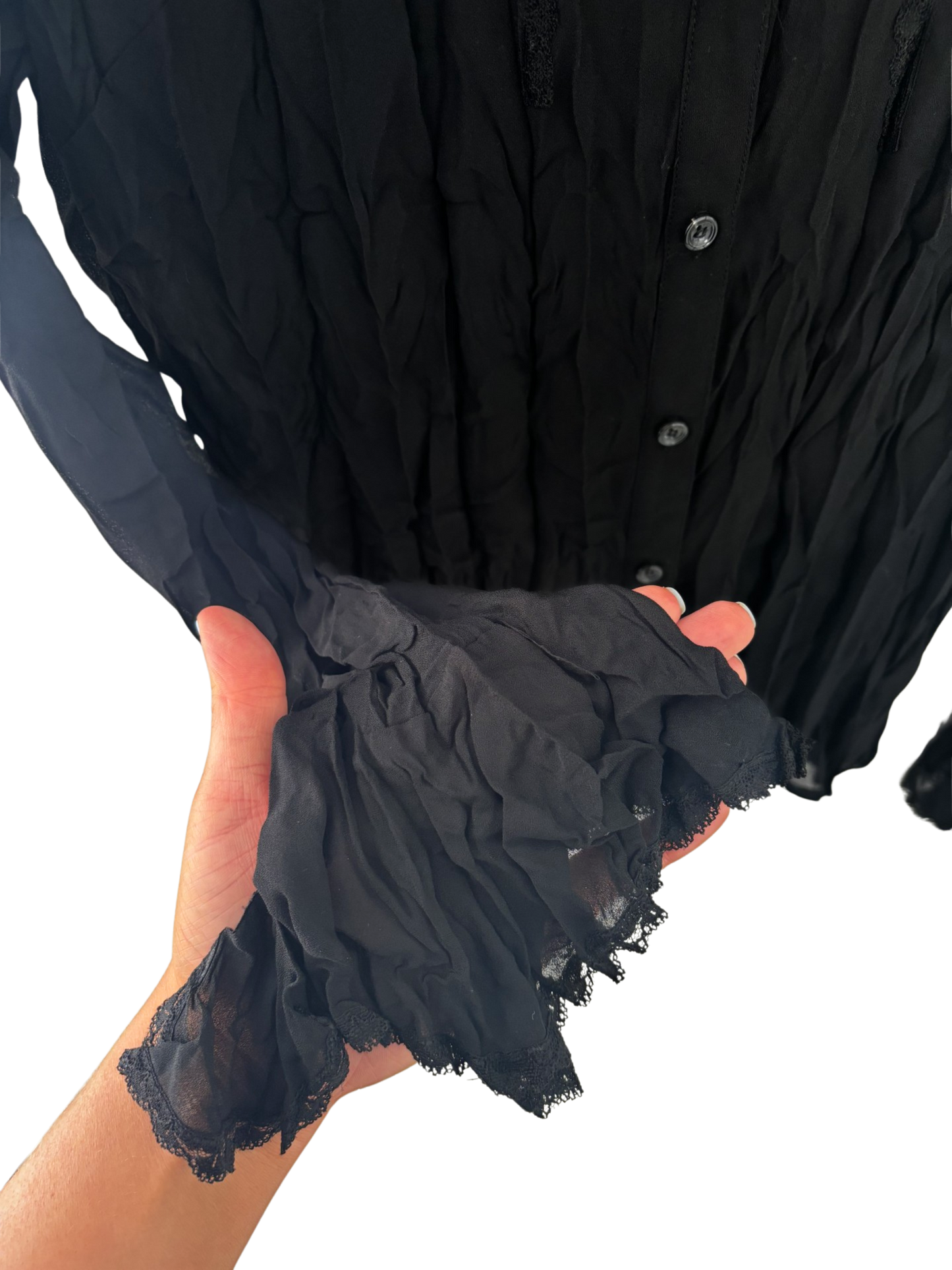 Vintage Crushed Cotton Blouse