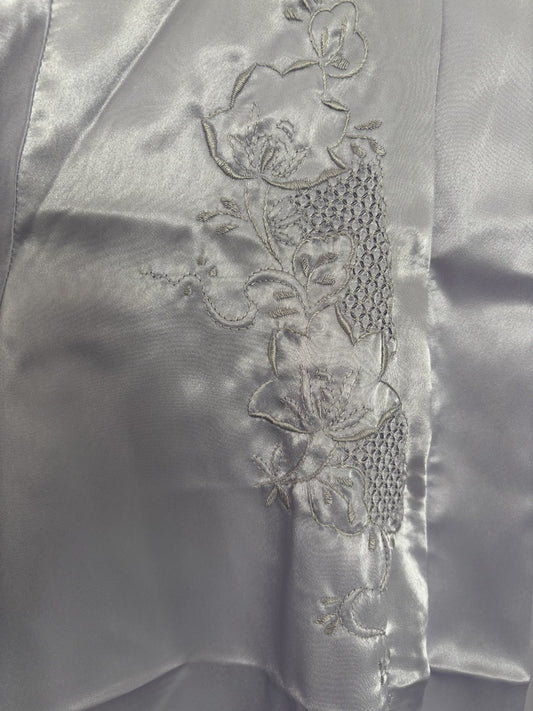 Silk Hand Embroidered Dressing Gown