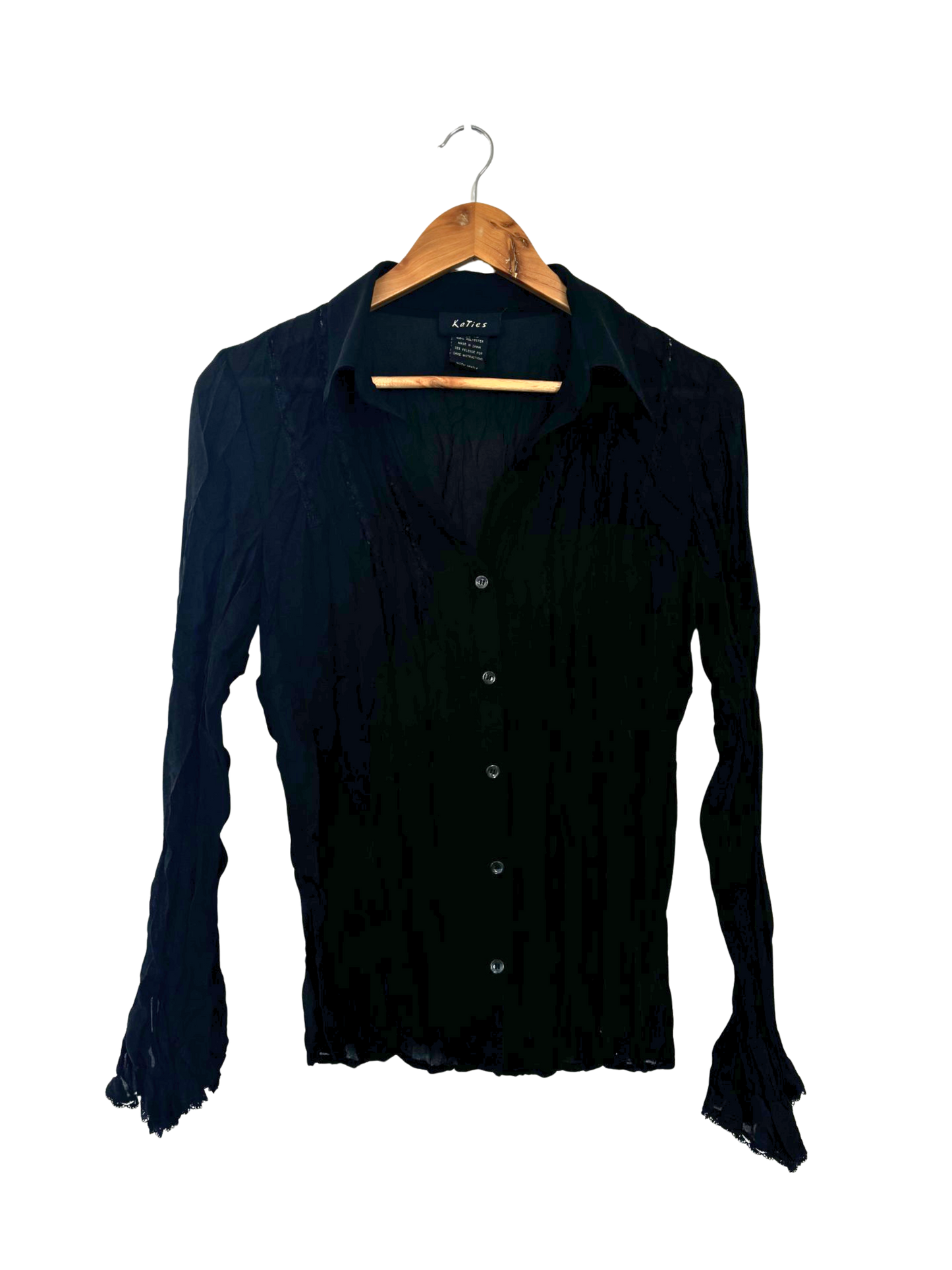 Vintage Crushed Cotton Blouse