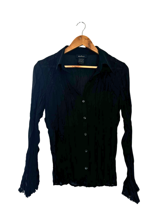 Vintage Crushed Cotton Blouse