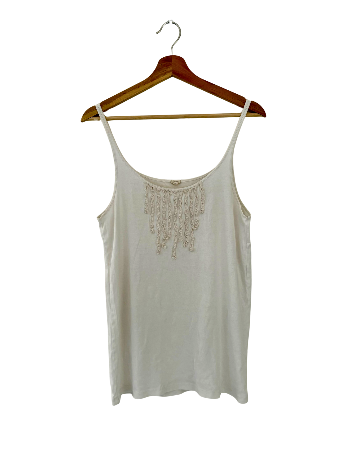 Y2K J Crew White Tank